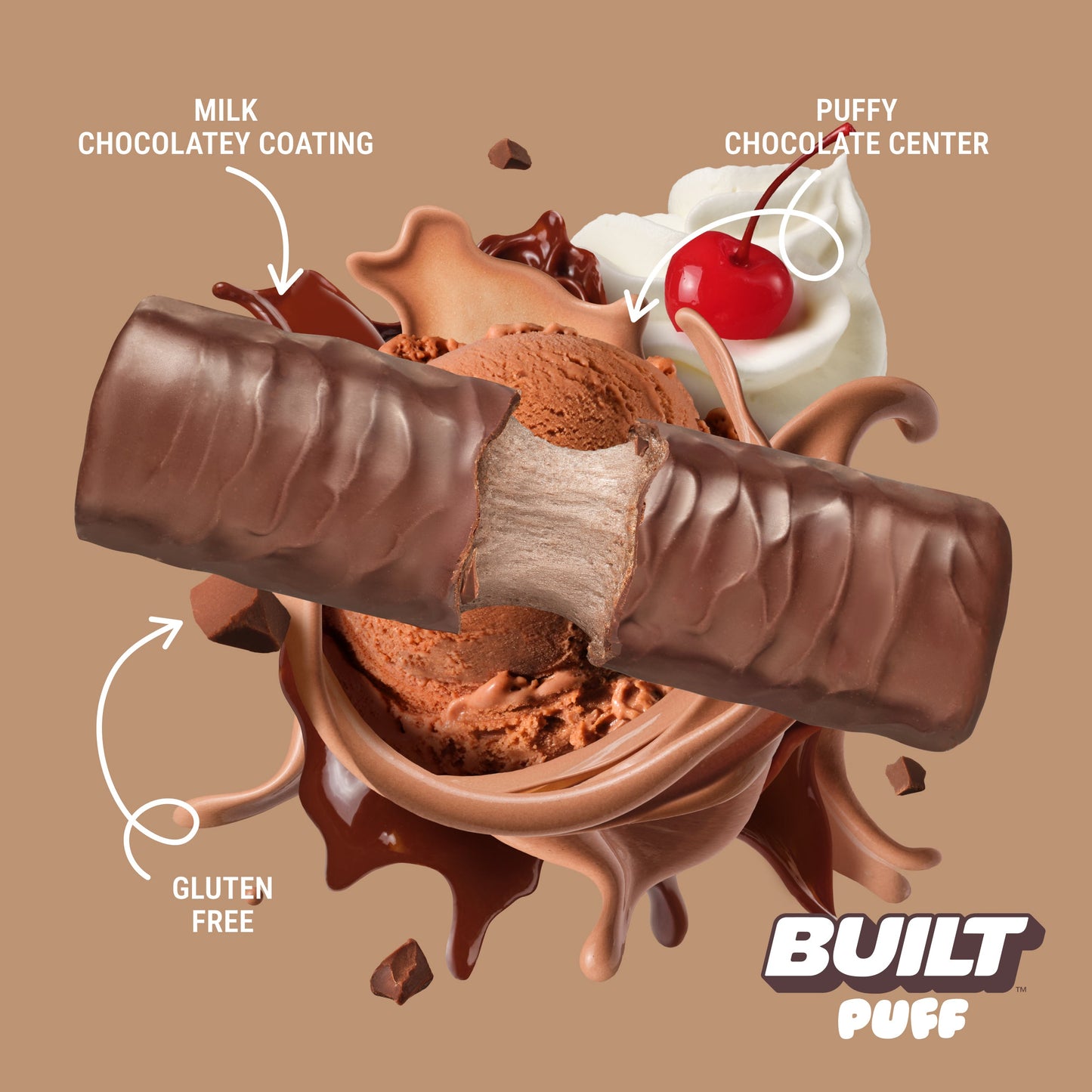 Chocolate Milkshake Puff - BUILT