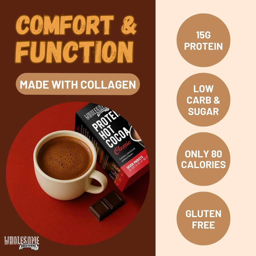 Protein Hot Chocolate - High Protein & Low in Carbs, Keto-Friendly