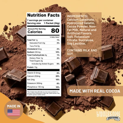 Protein Hot Chocolate - High Protein & Low in Carbs, Keto-Friendly