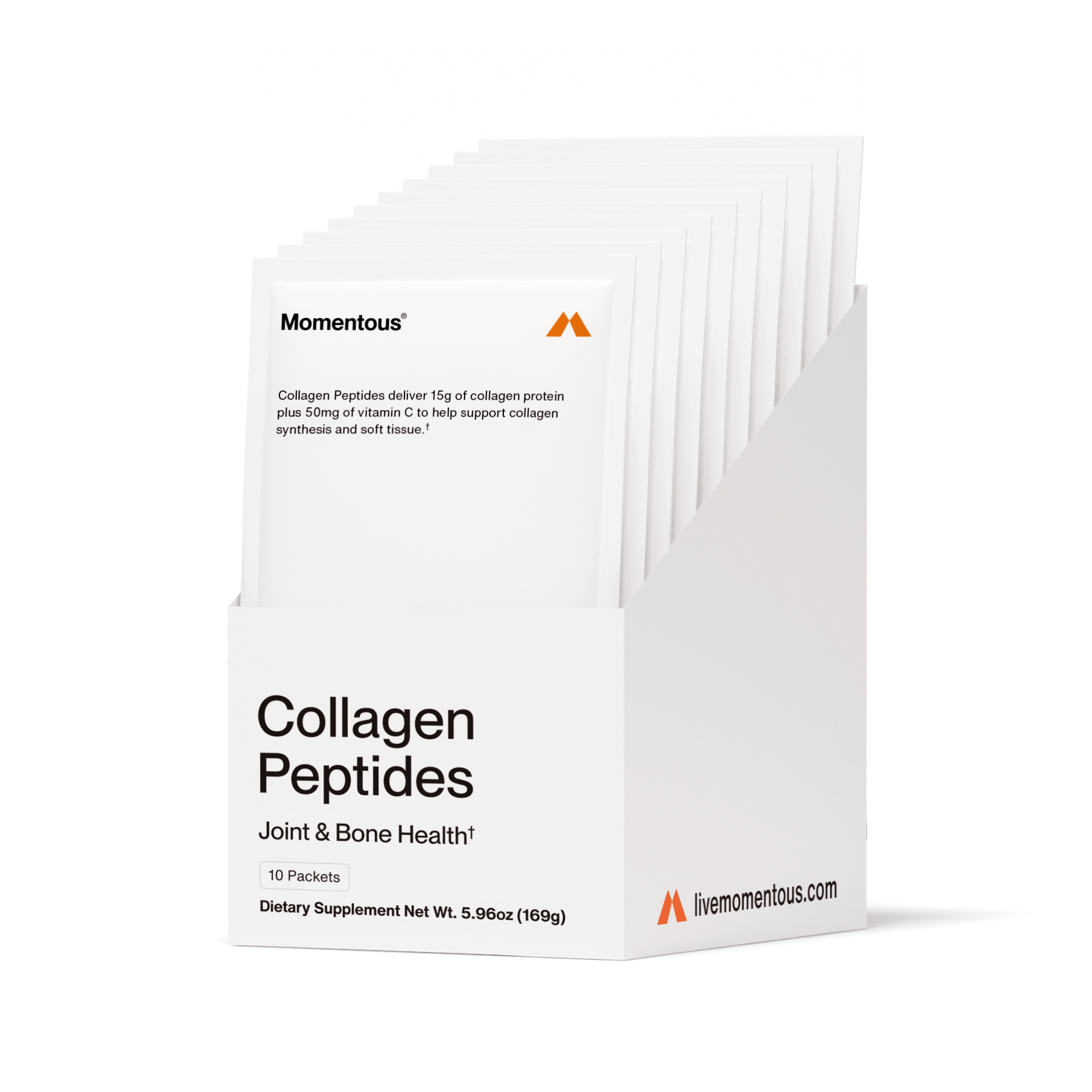 Collagen Peptides 10-Travel Packs - Momentous - The Track and Field Store