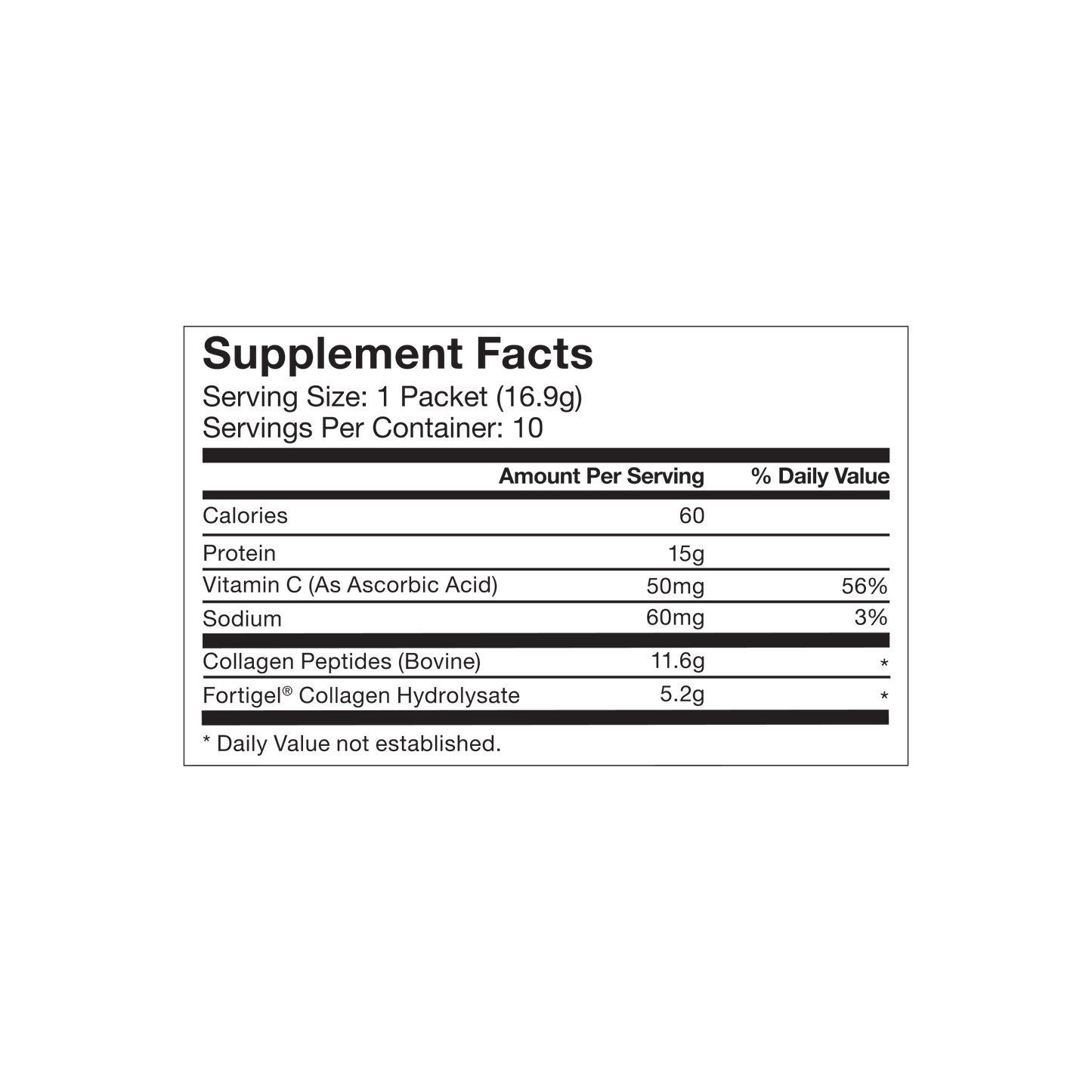 Collagen Peptides 10-Travel Packs - Momentous - The Track and Field Store