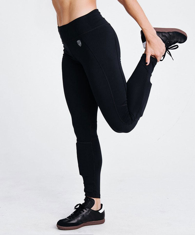 Combo Women's Soccer Tight With Shin Guard Pocket Goal Five