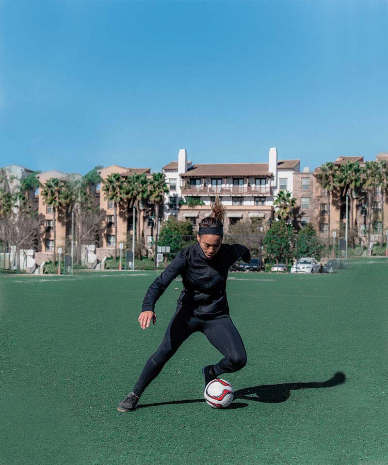 Combo Women's Soccer Tight With Shin Guard Pocket Goal Five