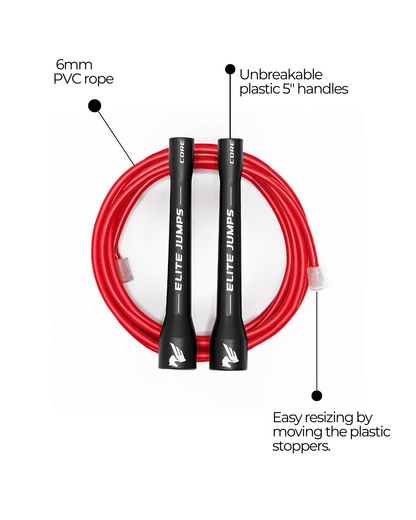Core Jump Rope - 6mm PVC - Elite Jumps