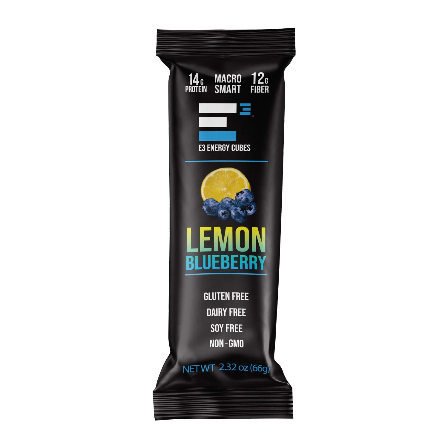 Lemon Blueberry E3 Energy Cubes - Protein Bars (12 bars) - The Track and Field Store