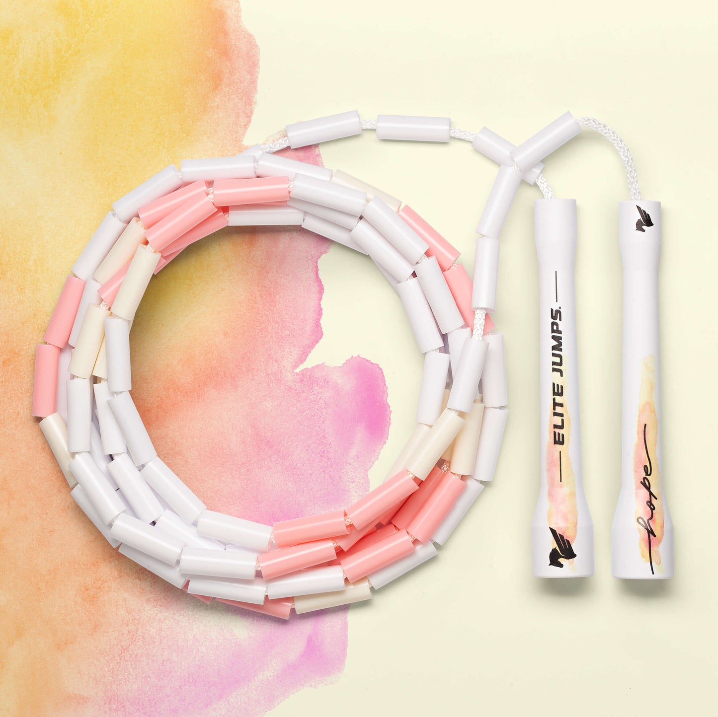 Hope Rope - Spring Sunset 1" Beaded Jump Rope - Elite Jumps