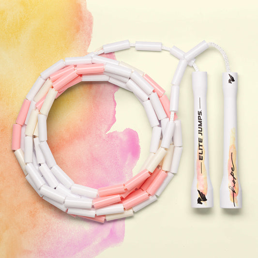 Hope Rope - Spring Sunset 1" Beaded Jump Rope - Elite Jumps