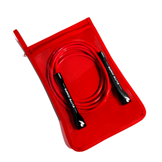 Zipper Jump Rope Storage Bag - Clear Front - Elite Jumps