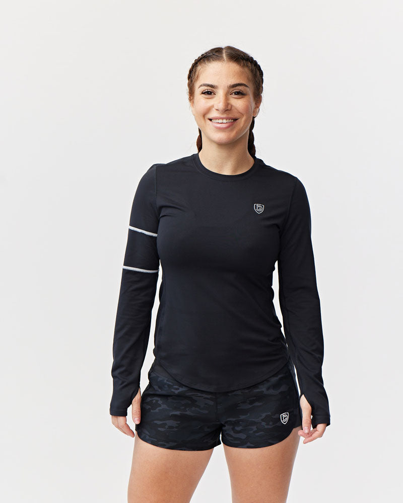 Foudy Women's Longsleeve Workout Top Goal Five