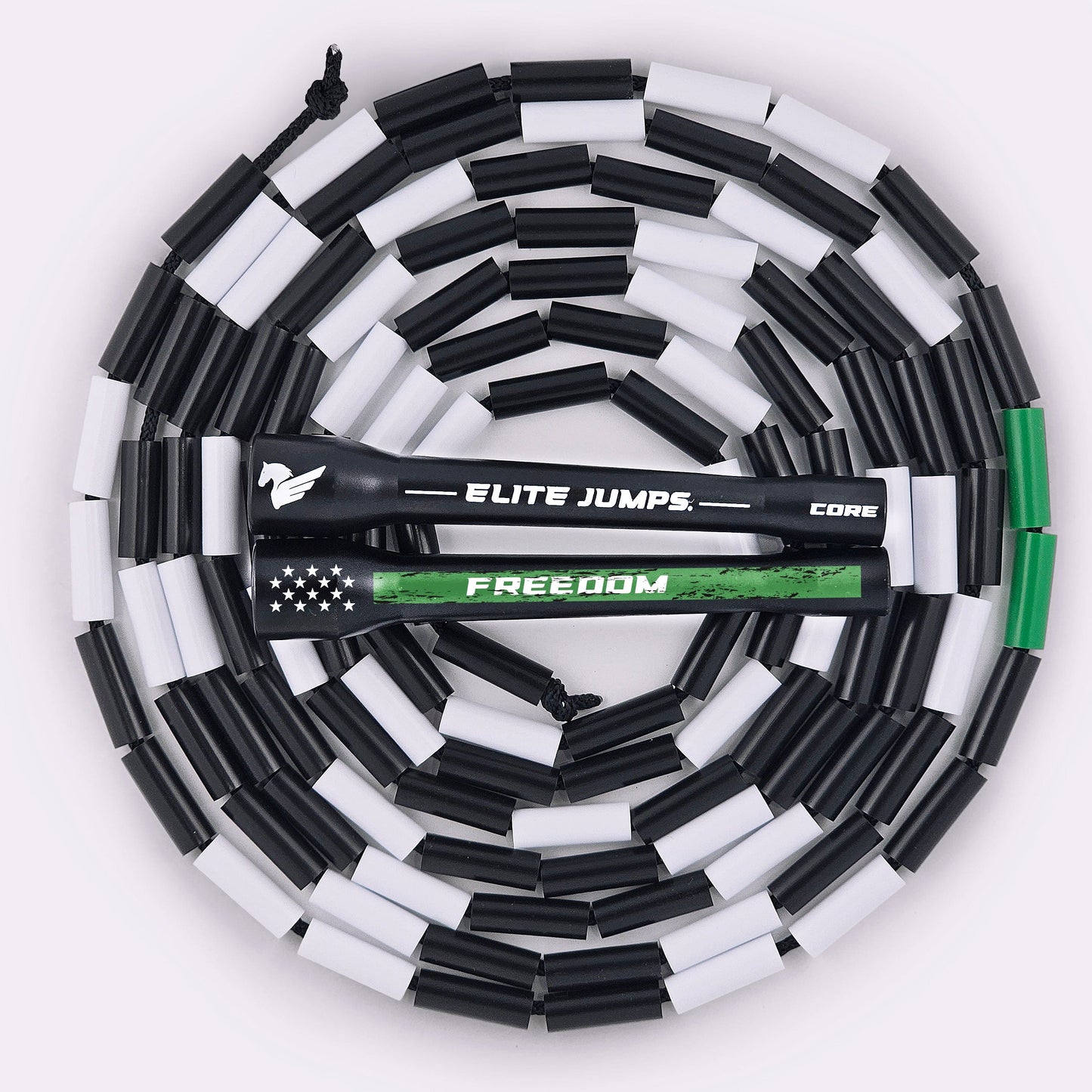 THIN GREEN LINE - Beaded Jump Rope - Elite Jumps
