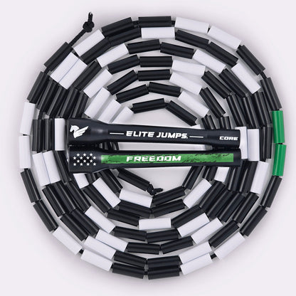 THIN GREEN LINE - Beaded Jump Rope - Elite Jumps