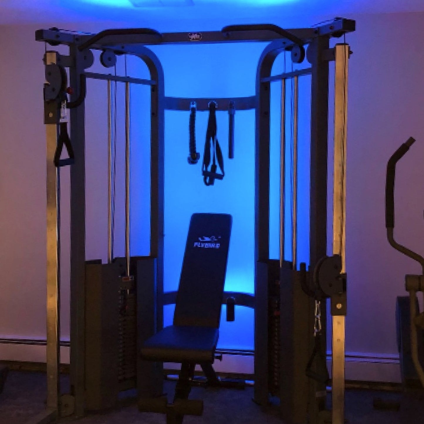 Functional Trainer Cable Machine with Dual 200 lb Weight Stacks - Xmark