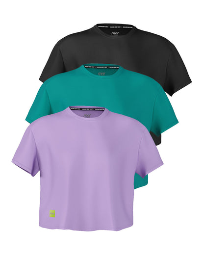 Women's Running Tee: Black - RNNR - The Track and Field Store