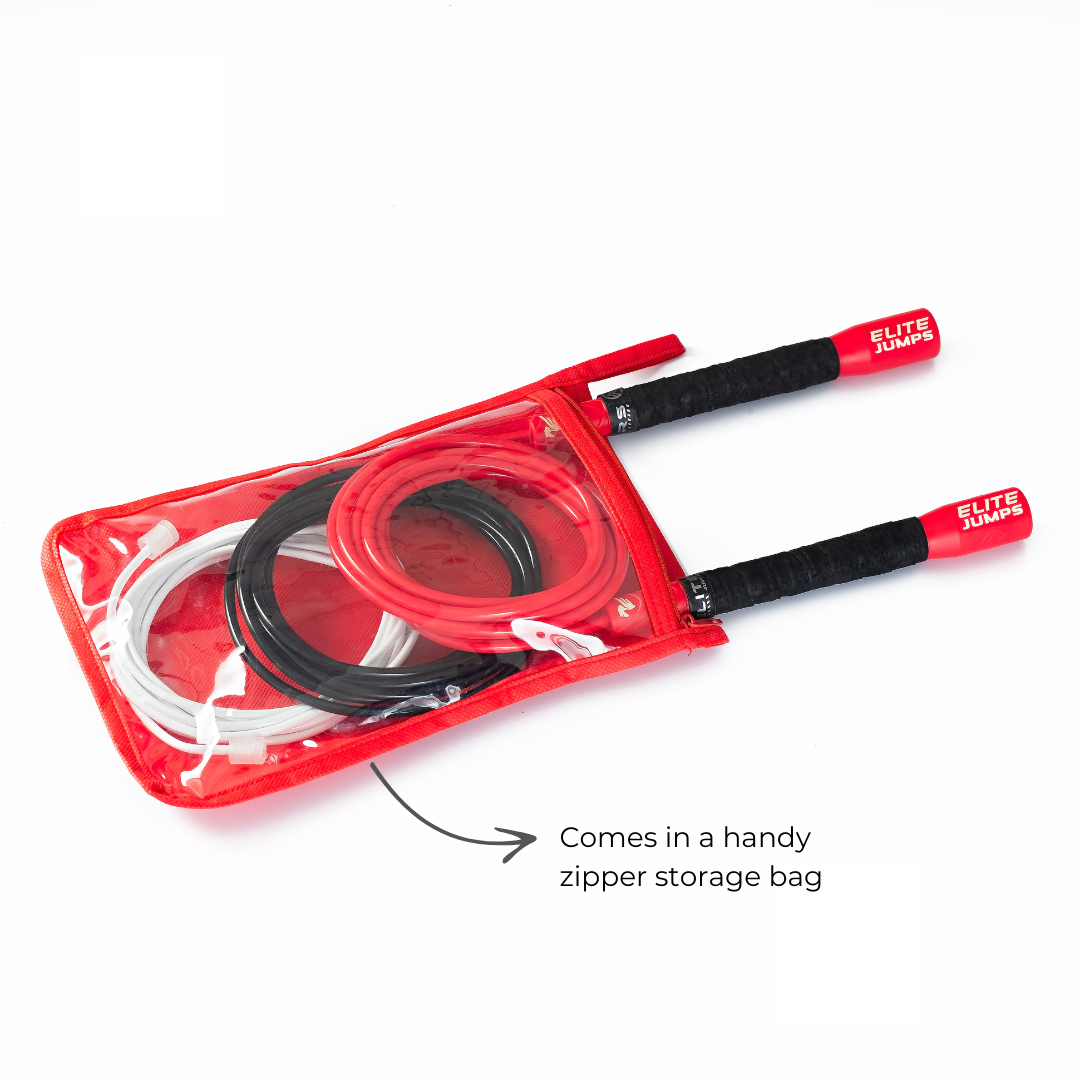 PVC Freestyle Jump Rope Training Bundle - Elite Jumps