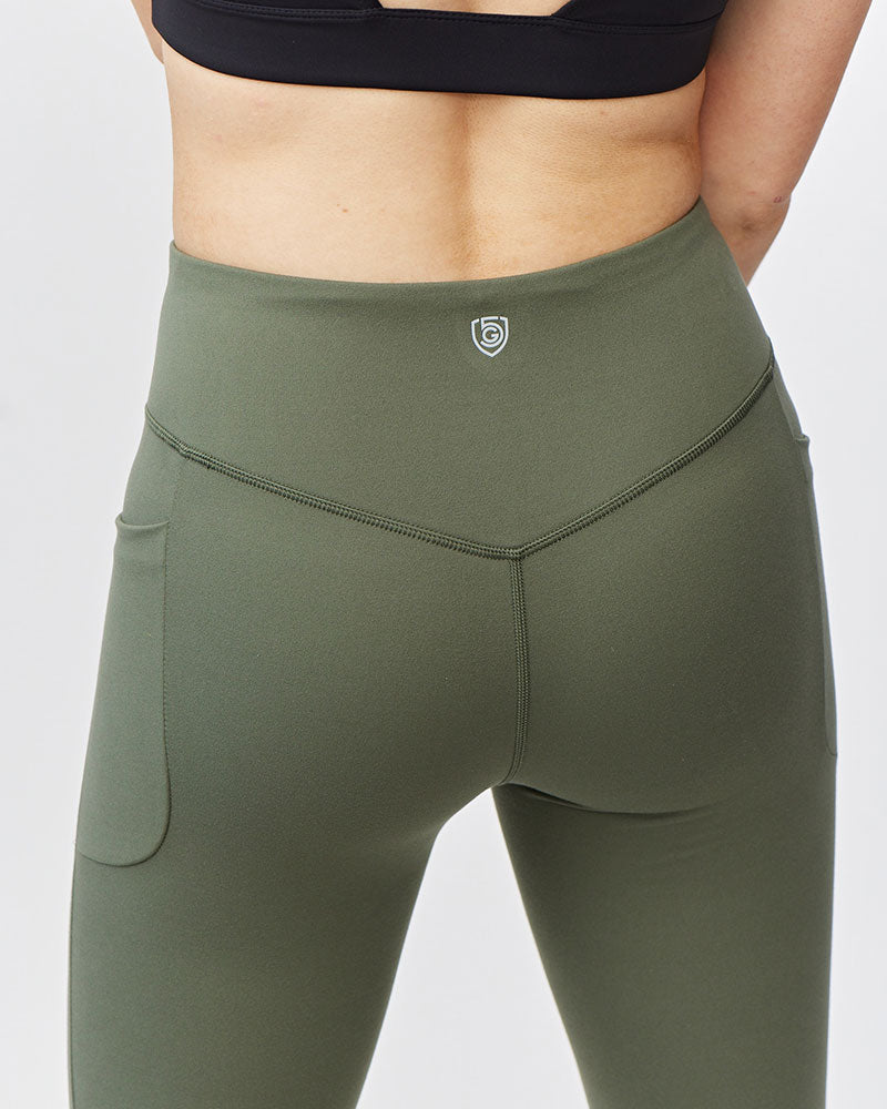 Go Again Women's Cropped Leggings Length 21" Goal Five