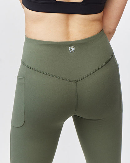 Go Again Women's Cropped Leggings Length 21" Goal Five