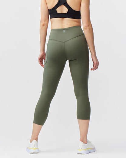 Go Again Women's Cropped Leggings Length 21" Goal Five