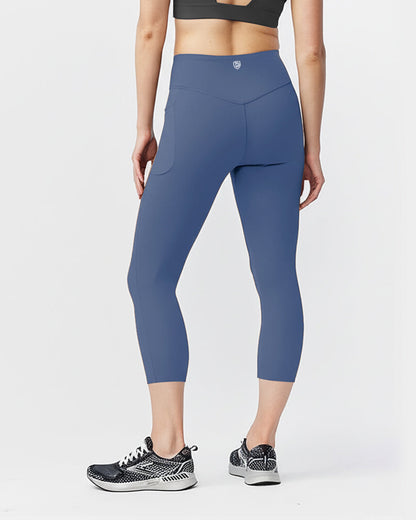 Go Again Women's Cropped Leggings Length 21" Goal Five