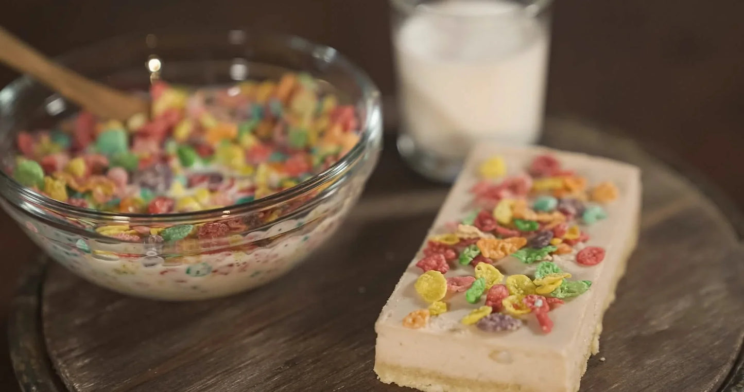 Tutti Frutti Protein Cheesecake, 6-Ct, Low Carb, Gluten-Free, Snack Bar - Protein Snack Shop