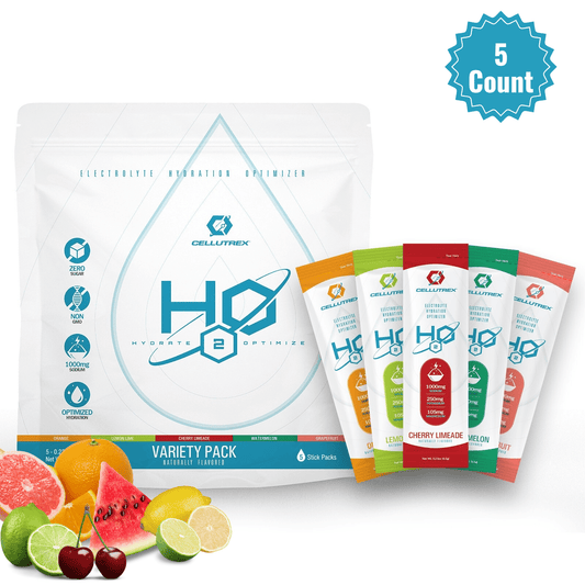 H2O ELECTROLYTES™ - Sample Variety Pack (5 Count) | Zero Sugar Electrolyte Powder - The Track and Field Store