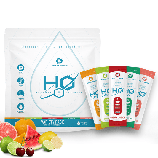 H2O ELECTROLYTES™ - Variety Pack (20 Count) - Zero Sugar Electrolyte Powder - The Track and Field Store