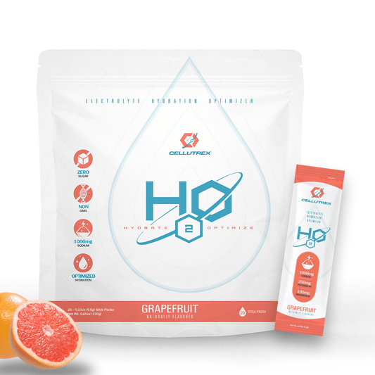 H2O ELECTROLYTES™ - Grapefruit | Zero Sugar Electrolyte Powder - The Track and Field Store