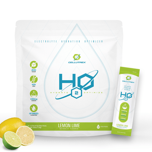 H2O ELECTROLYTES™ - Lemon Lime | Zero Sugar Electrolyte Powder - The Track and Field Store
