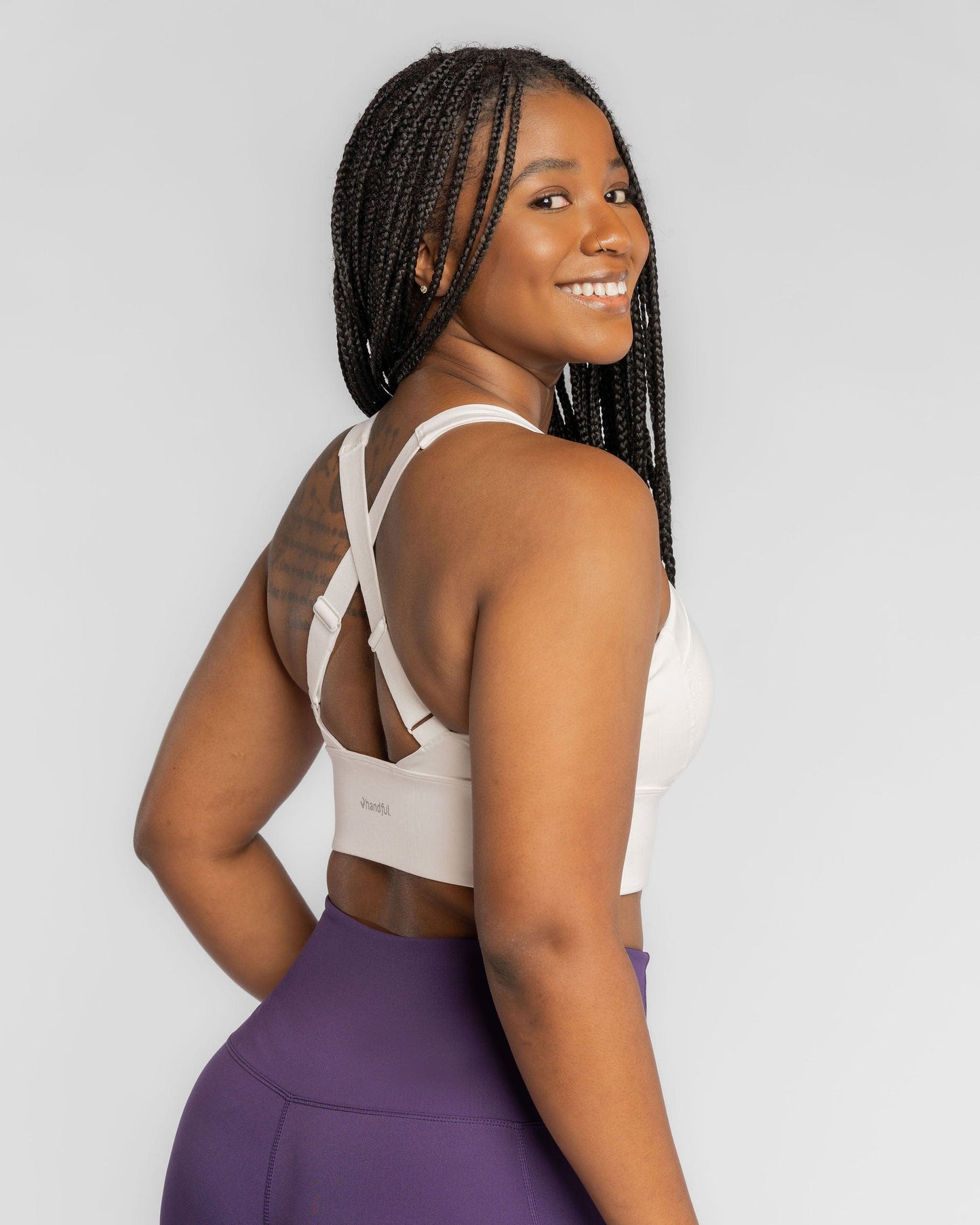 Gametime Bra – No Headlights White - Handful