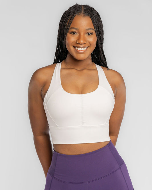 Gametime Bra – No Headlights White - Handful