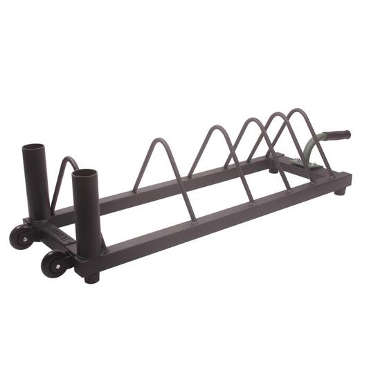 Weight Storage Rack w/ Bar Sleeves - Homegrown Lifting - The Track and Field Store