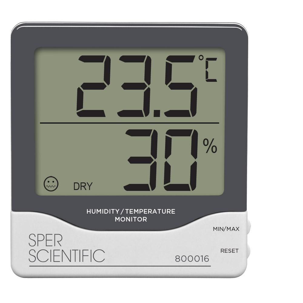 Humidity/Temperature Monitor - Sper Scientific