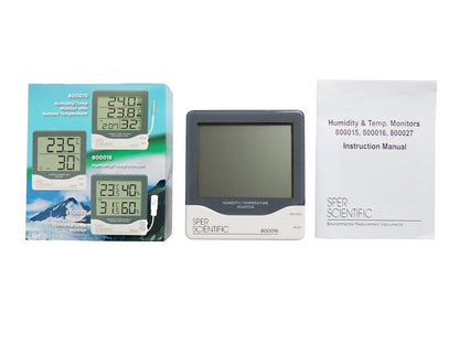 Humidity/Temperature Monitor - Sper Scientific