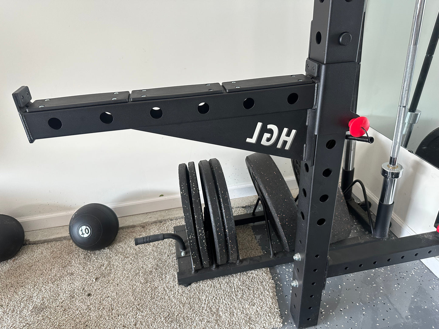 Squat Rack Spotter Arms - Homegrown Lifting - The Track and Field Store