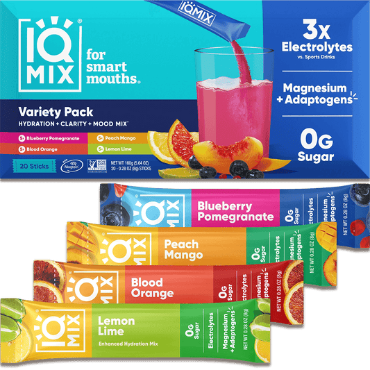 IQMIX Variety Pack (20 Sticks) - IQ Bar - The Track and Field Store