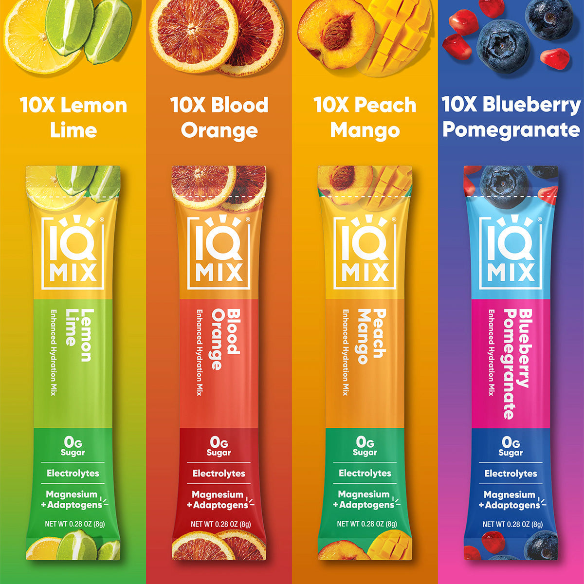 IQMIX Variety Pack (40 Sticks) - IQ Bar - The Track and Field Store