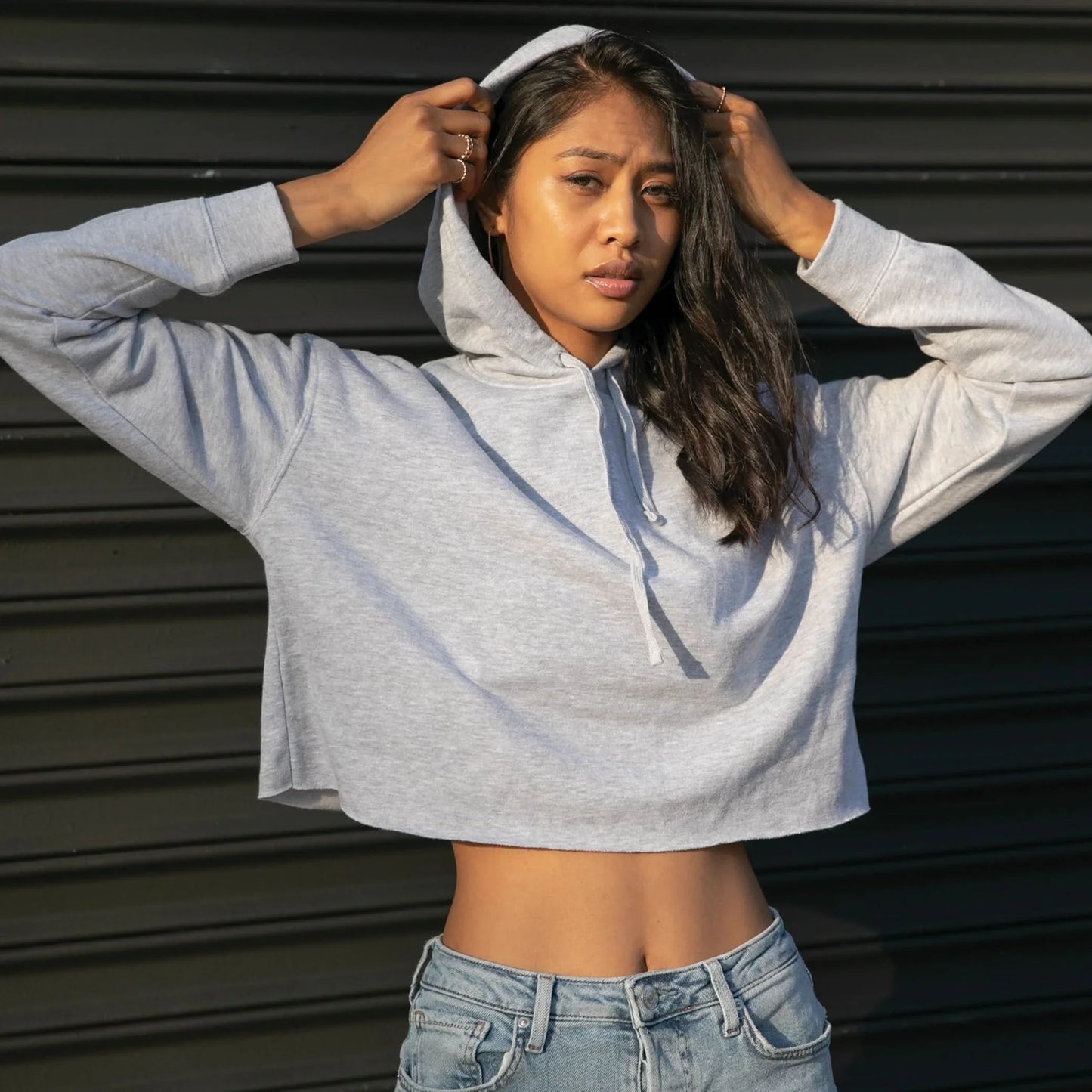Lightweight Crop Hoodie - Without Limits