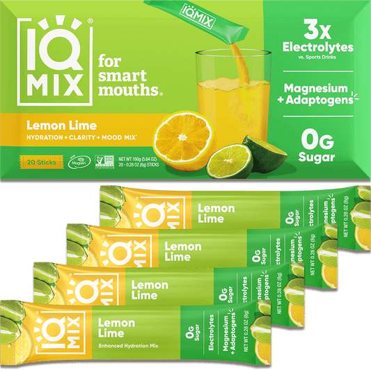 Lemon Lime (20 Sticks) - IQ Bar - The Track and Field Store
