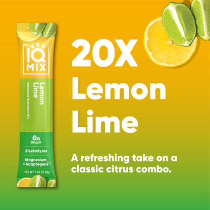Lemon Lime (20 Sticks) - IQ Bar - The Track and Field Store