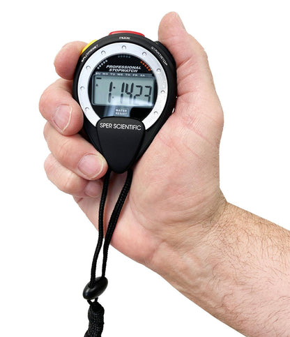 Large Display Water Resistant Stopwatch - Sper Scientific
