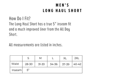 Men's Long Haul Short- Navy - Territory Run Co. - The Track and Field Store