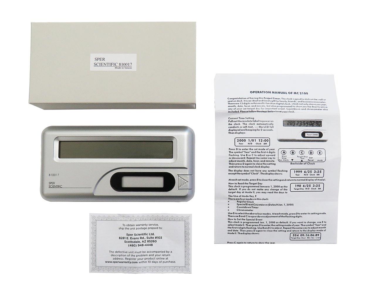 Long Range Digital Project Timer - Sper Scientific