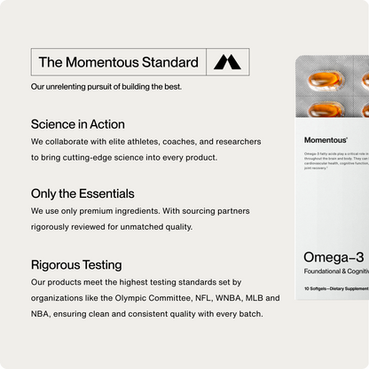 Omega-3 Travel Packs - Momentous - The Track and Field Store