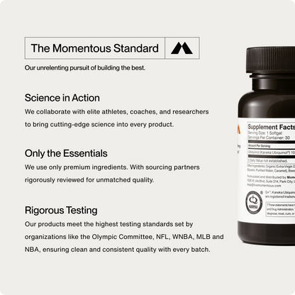 Ubiquinol - Momentous - The Track and Field Store