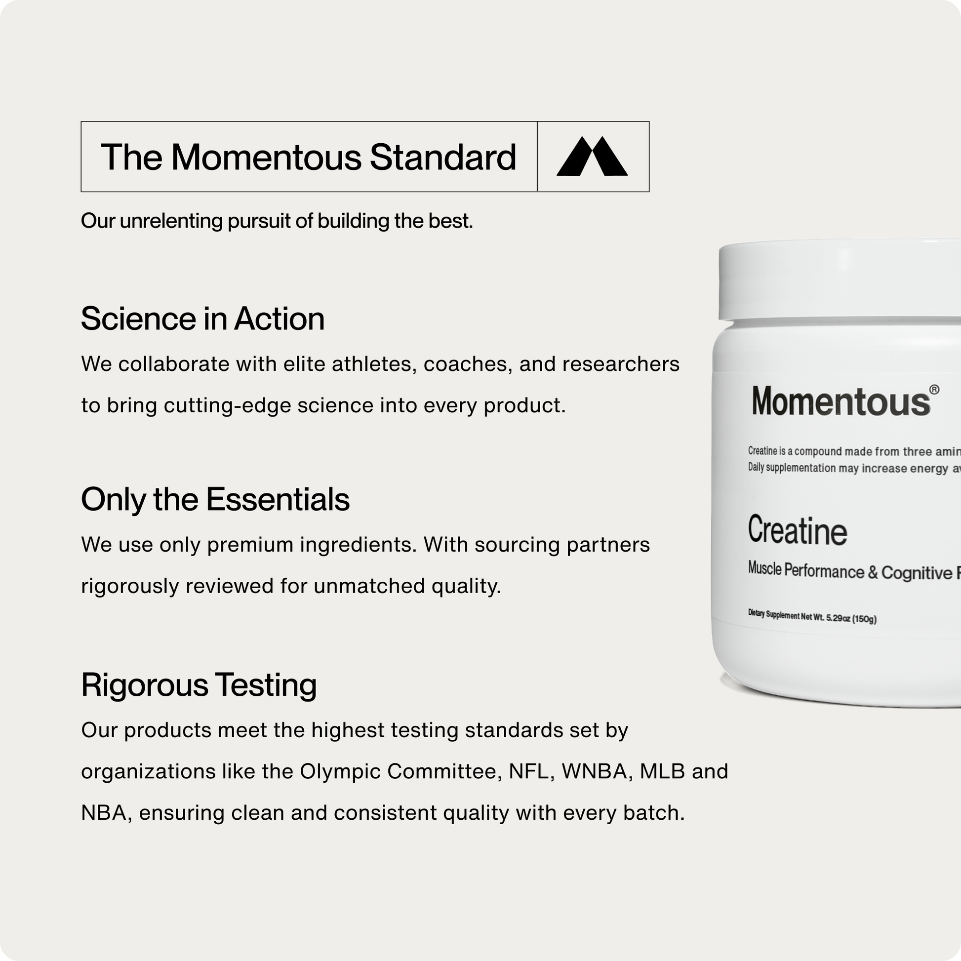 The Momentous Three - Momentous - The Track and Field Store