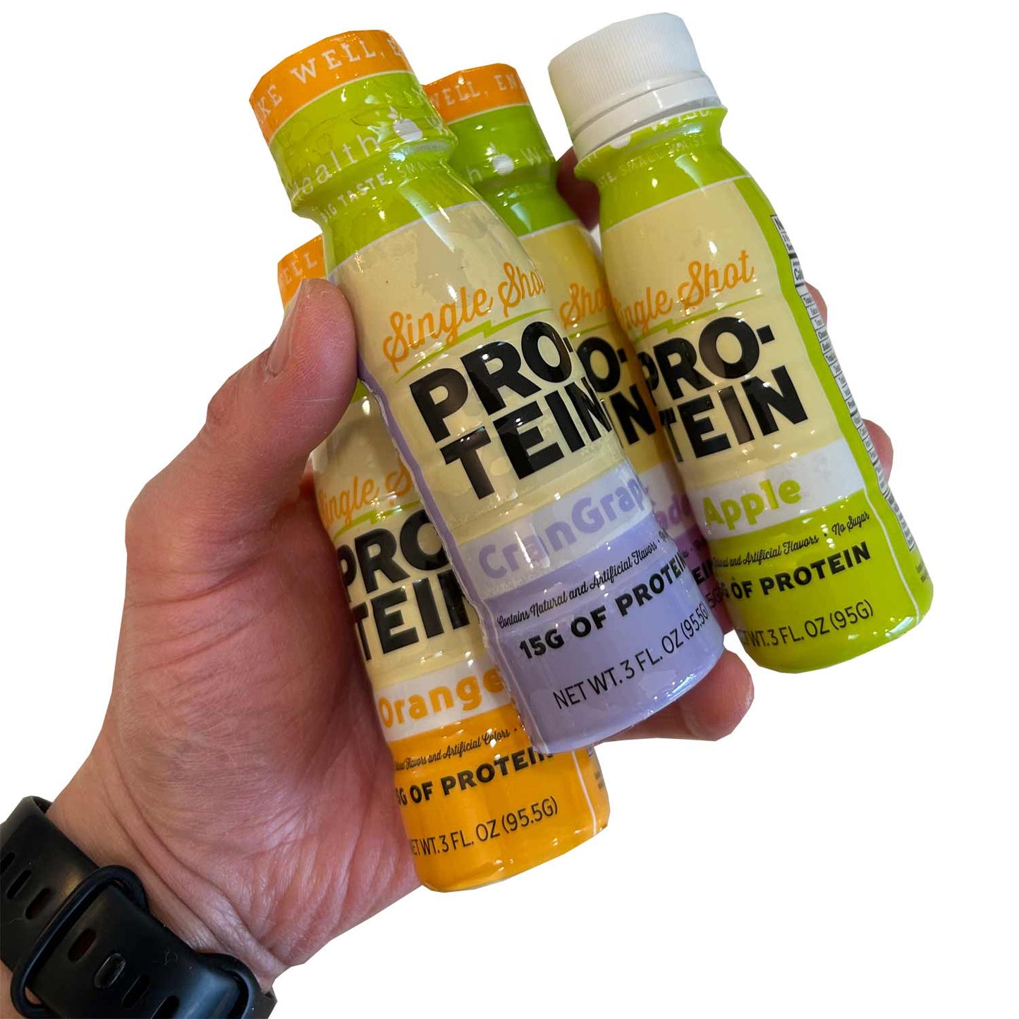 15g Protein Shots, 4 Flavors, Contains Collagen, 0g Carbs, 0g Sugar, 3 oz. - Wholesome Provisions