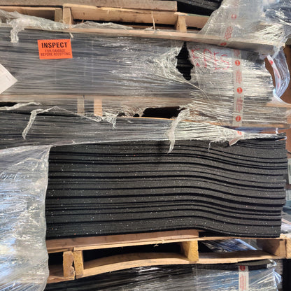 NEW Hammer Clad 3/8" Premium Gym Flooring Mats 4' x 6' Confetti Fleck