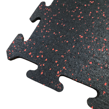 NEW Hammer Clad 1/2" Premium Rubber Floor Tiles and Interlocking Gym Tile Flooring