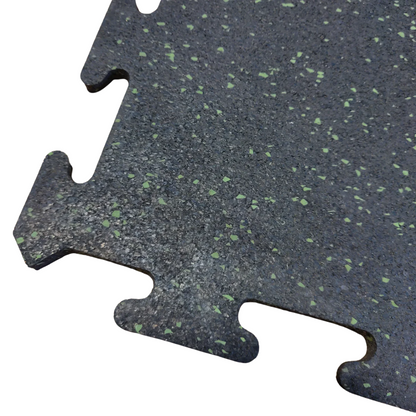 NEW Hammer Clad 1/4" Premium Rubber Floor Tiles and Interlocking Gym Tile Flooring