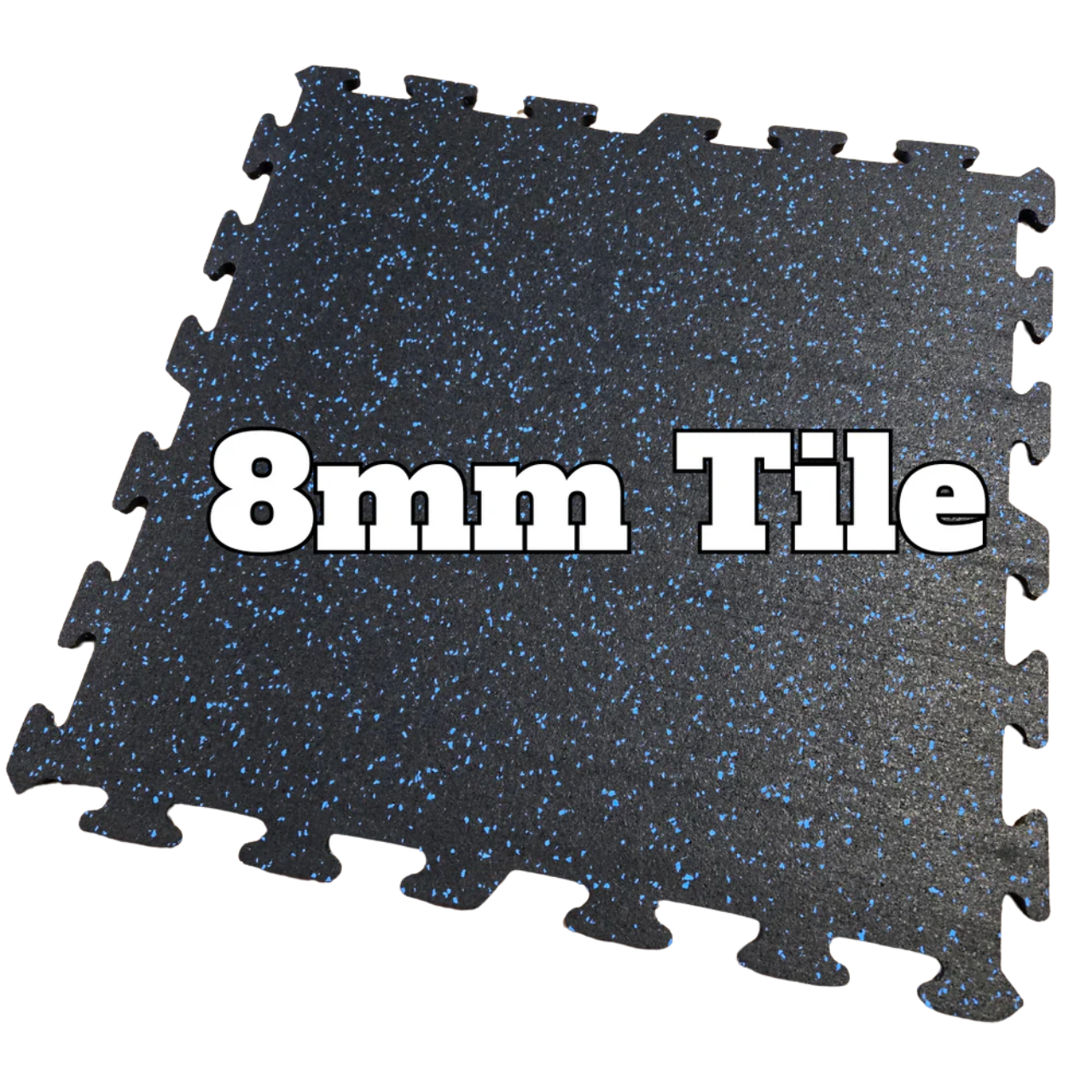 NEW Hammer Clad 8mm Premium Rubber Floor Tiles and Interlocking Gym Tile Flooring