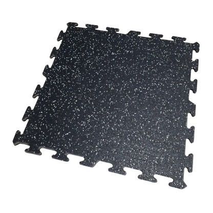 NEW Hammer Clad 1/4" Premium Rubber Floor Tiles and Interlocking Gym Tile Flooring